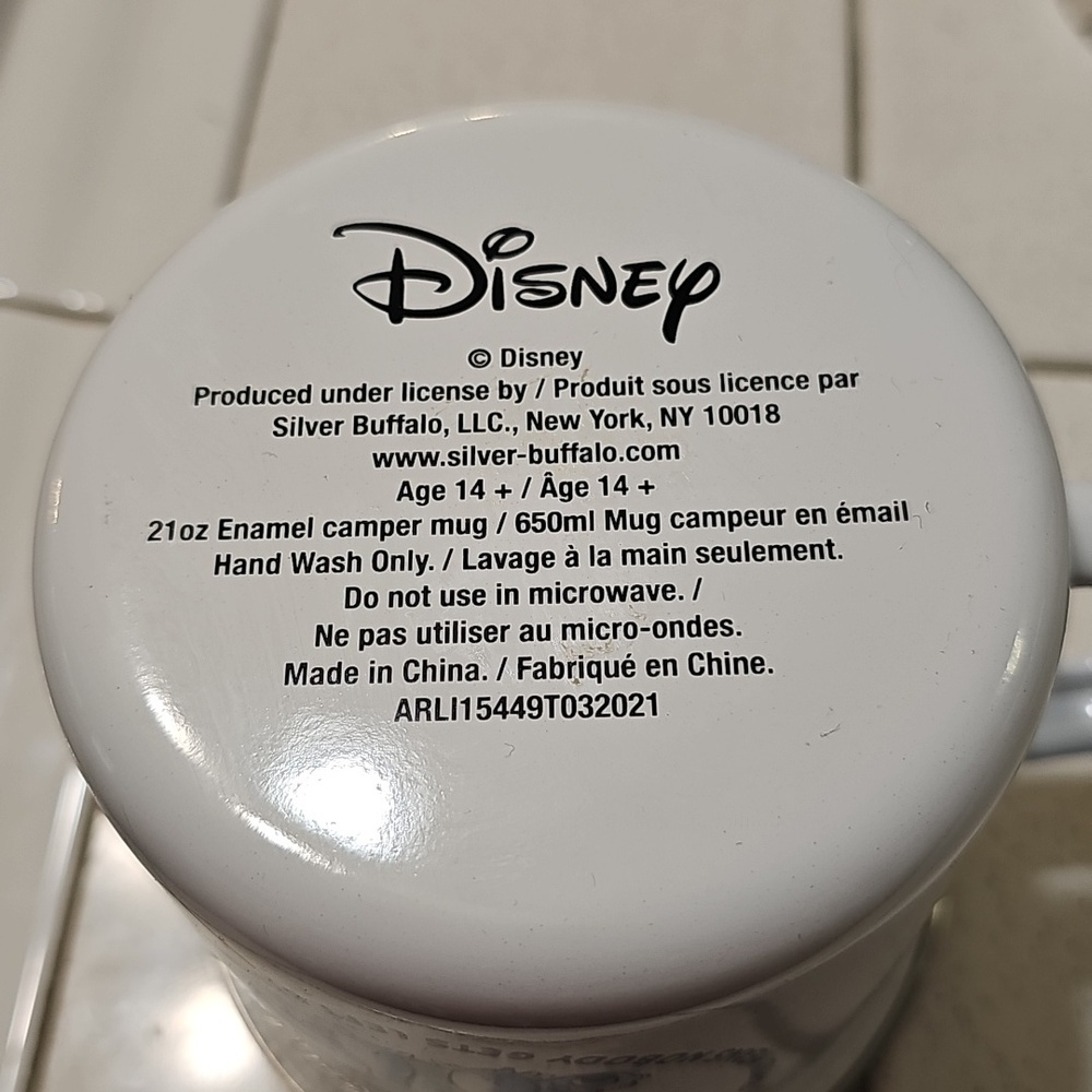 Disney Stitch Enamel Camper Mug 21 oz. - Picture 3 of 3